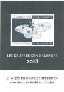 voorblad kalender leuke spreuken kalender